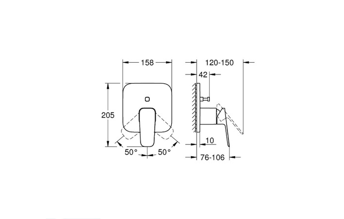 Змішувач Cubeo 1017782430 Чорний matt Grohe - Зображення 214661653-789ad.jpg