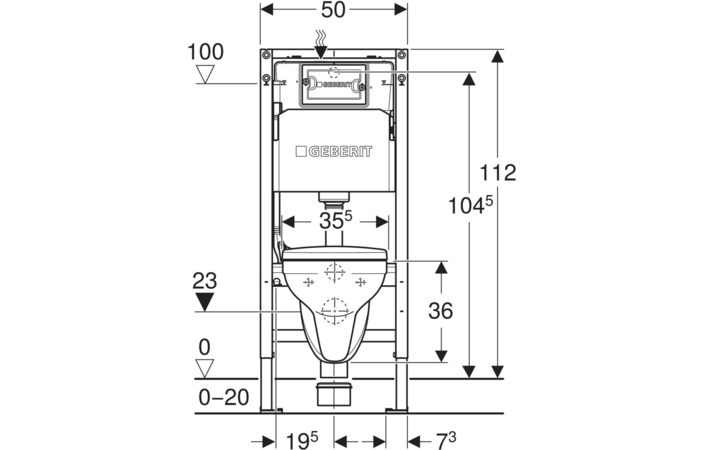 Комплект Інсталяція для унітаза Duofix Pro 20 + Унітаз Idol з кришкою 118.315.21.3 Geberit - Зображення 214843899-4ea9a.jpg