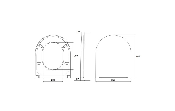 Кришка для унітаза Larga Oval Slim WRAP CSSD1004460961 Cersanit - Зображення 215180676-db52a.jpg