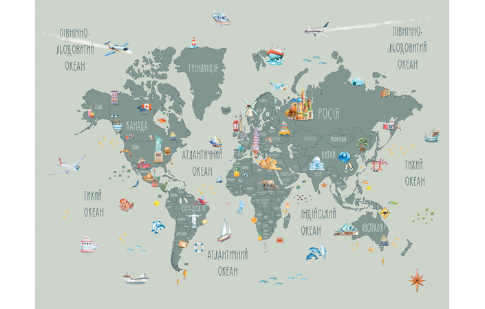 Фотошпалери LeoPrint Нотатки мандрівника - Зображення 215798526-64b2c.jpg