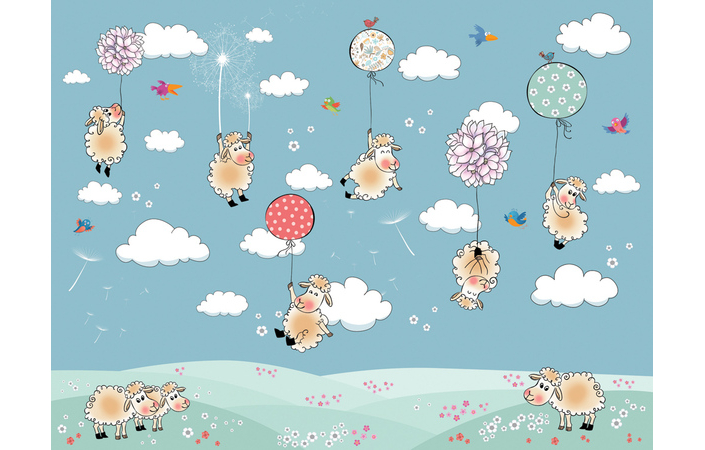 Фотошпалери LeoPrint Овеча втеча - Зображення 215798527-62639.jpg