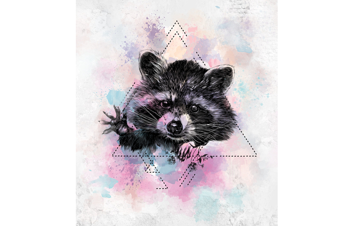 Фотошпалери LeoPrint Голодний єнот - Зображення 215979954-716b2.jpg