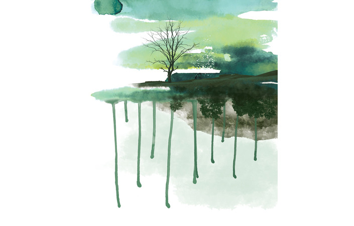 Фотошпалери LeoPrint Вечірня акварель - Зображення 215979970-b0165.jpg