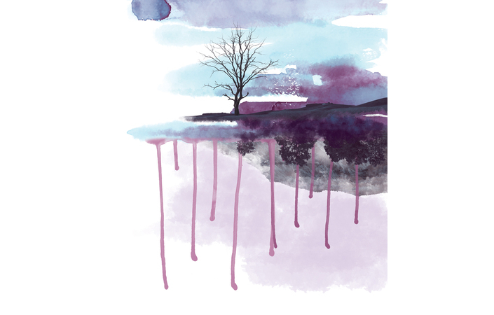 Фотошпалери LeoPrint Вечірня акварель - Зображення 215979970-be7b5.jpg