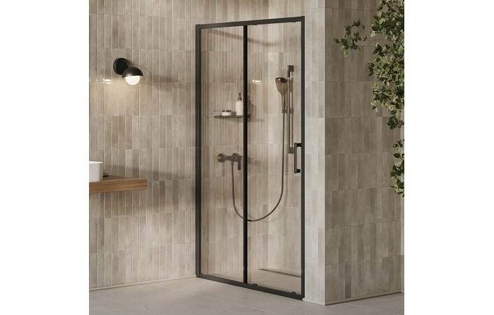 Душові двері X-Point Slim XPSDP2-110 Transparent Чорний X08VD030FZ1 RAVAK - Зображення 215980049-30435.jpg