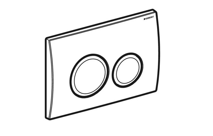 Кнопка зливу Delta20 115.127.14.1 чорний мат Geberit - Зображення 215980060-b9296.jpg