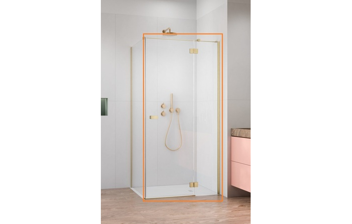 Душові двері Garda Brushed Gold KDJ 100 праві RADAWAY - Зображення 216499169-b1842.jpg