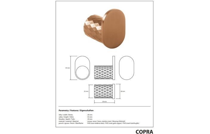 Гачок Copra 176206020 Bemeta - Зображення 216678666-383a0.jpg