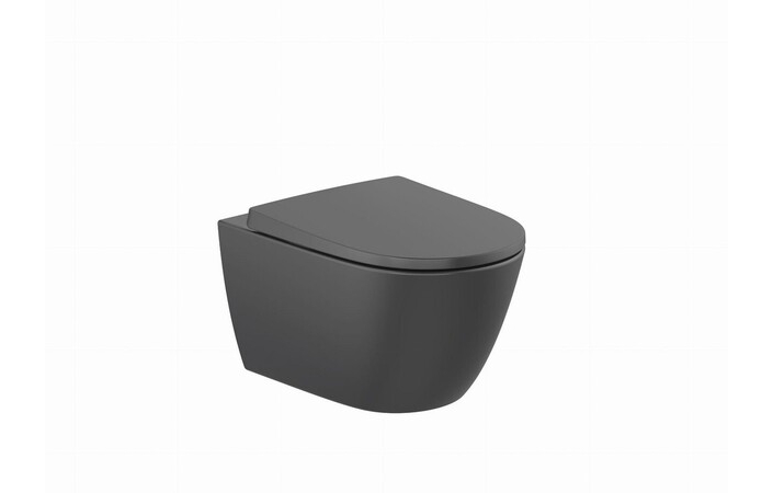 Унітаз підвісний Ona Rimless Vortex Black matt A34668C080 Roca - Зображення 217342734-585d2.jpg