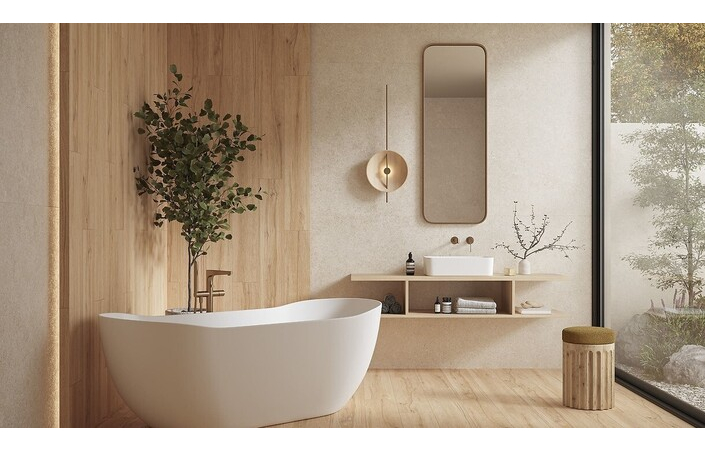 Плитка керамогранітна Wood Art Beige RECT MAT 198x1198 Opoczno - Зображення 218027380-b7922.jpg