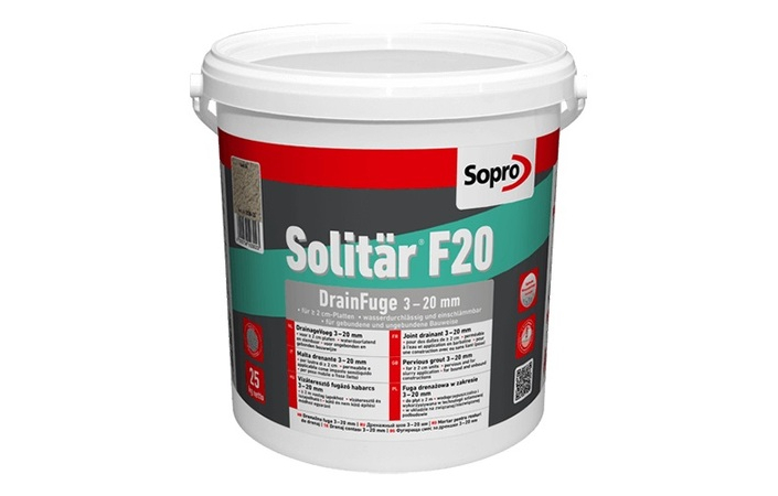 Затирка для швів дренажна Sopro Solitar F20 (25 кг) - Зображення 218268852-10a9e.jpg