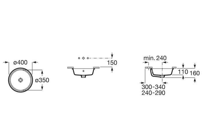 Умивальник Gap 350 A3270YB000 Roca - Зображення 218627208-520da.jpg