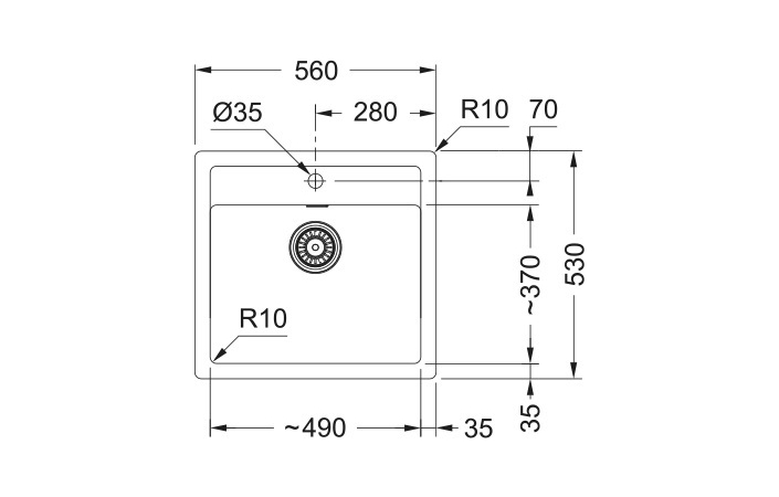 Кухонна мийка Sirius SID 610-50 Сірий FRANKE - Зображення 218758869-85efc.jpg