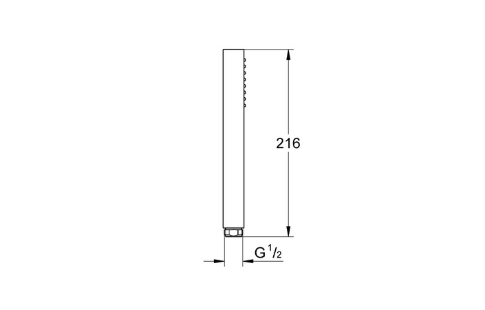 Лейка для ручного душа Euphoria Cube Stick 27699000 Grohe - Зображення 221824-e520b.jpg