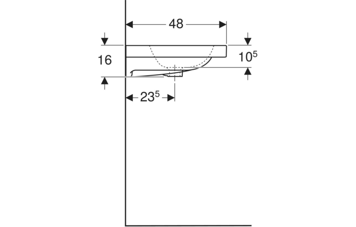 Умивальник 90 iCon Light 501.840.00.3 Geberit - Зображення 229697442-fd8b0.jpg