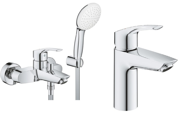 Набір змішувачів для душу 3 в 1 Eurosmart S UA123302S0 Grohe - Зображення 229697459-1409e.jpg