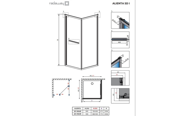Душова кабіна Alienta Chrome SD I 90x90 10191990-01-01 RADAWAY - Зображення 232203345-f70e0.jpg