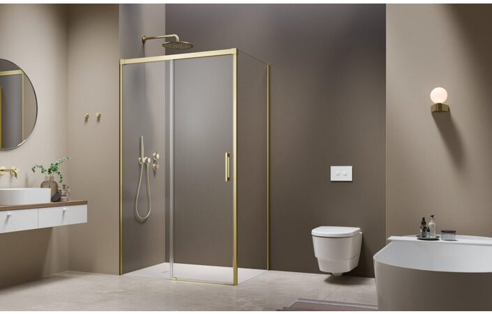 Душові двері Idea 6 Brushed Light Gold KDJ 120 ліві RADAWAY - Зображення 236257003-4e056.jpg