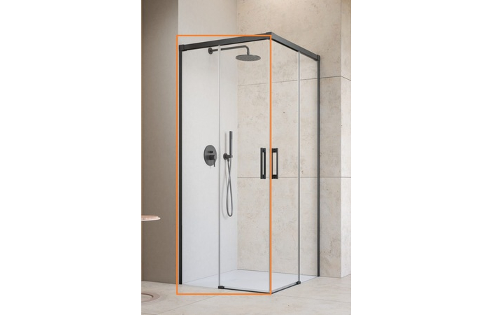 Душова кабіна (половина) Idea 6 Brushed GunMetal KDD 100 ліва RADAWAY - Зображення 236257013-df485.jpg