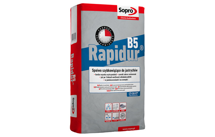 Раствор для стяжки Sopro Rapidur B5 767 (25 кг) - Зображення 239374-95032.jpg