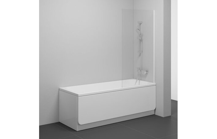 Шторка для ванни нерухома одноелементна NVS1-80 Transparent White 7O840100Z1 RAVAK - Зображення 24132450-aef77.jpg