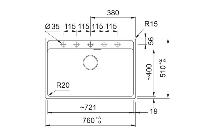Кухонна мийка Maris MRG 610-72 TL Онікс FRANKE - Зображення 242421074-3d769.jpg