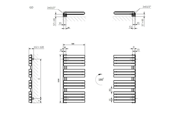 Рушникосушка Warp S 785x500 Ral 9001 WGWAS078050K901GD Terma - Зображення 244482756-0546b.jpg