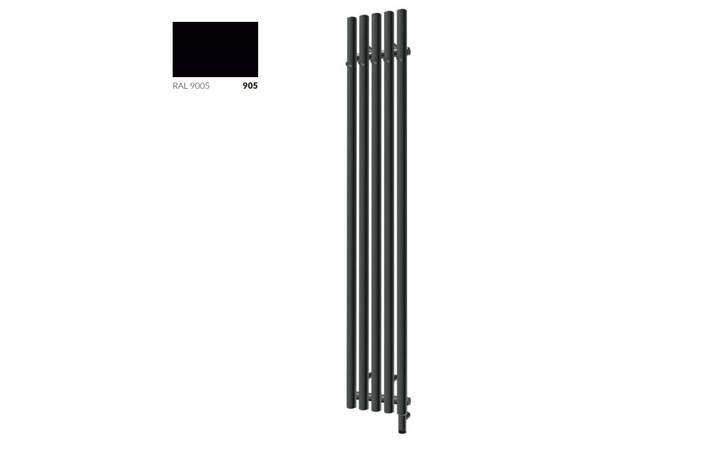 Рушникосушка Rolo Hanger E 1200x260 Ral Soft 9005 WLROW120026KS95E8ORXMX0 Terma - Зображення 245300720-85e95.jpg