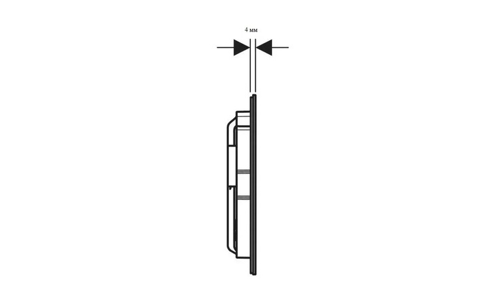 Кнопка зливу Sigma 40 Square 115.629.ID.1 Нікель matt Geberit - Зображення 247539099-0d872.jpg