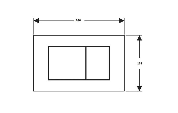 Кнопка зливу Sigma 40 Square 115.629.ID.1 Нікель matt Geberit - Зображення 247539099-1dd90.jpg