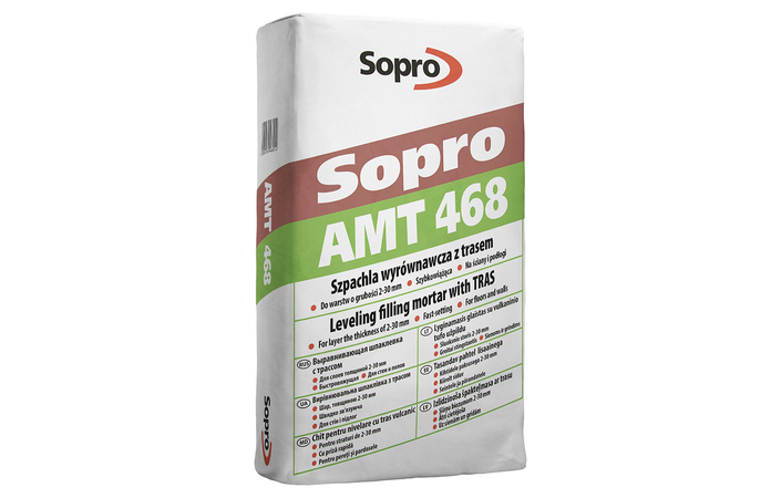 Вирівнювальна шпаклівка з трасом Sopro AMT 468 (25 кг) - Зображення 247974-118a5.jpg