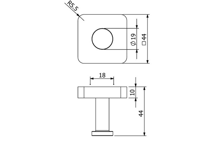 Гачок для рушників Vela S хром 2598405 Kludi - Зображення 248753890-a5f9a.jpg
