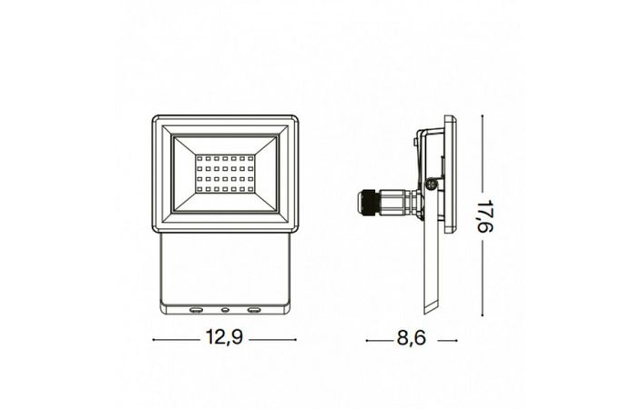Світильник вуличний FLOOD 20W (251004), IDEAL LUX - Зображення 251004-.jpg