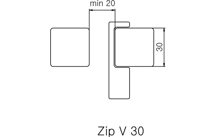 Гачок для рушникосушки ZIP V 30 Chrom Terma - Зображення 256634-7bf78.jpg