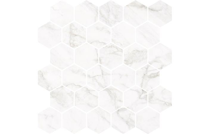 Мозаика Frost White Белый Heksagon POL 270x270x8,5 Nowa Gala - Зображення 257757-39b52.jpg