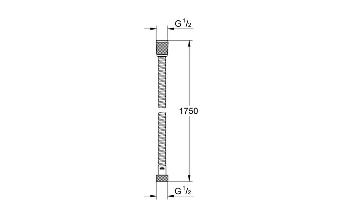 Душевой шланг 1750 мм Relexaflex Metal (28139000), Grohe - Зображення 25853-2813.jpg