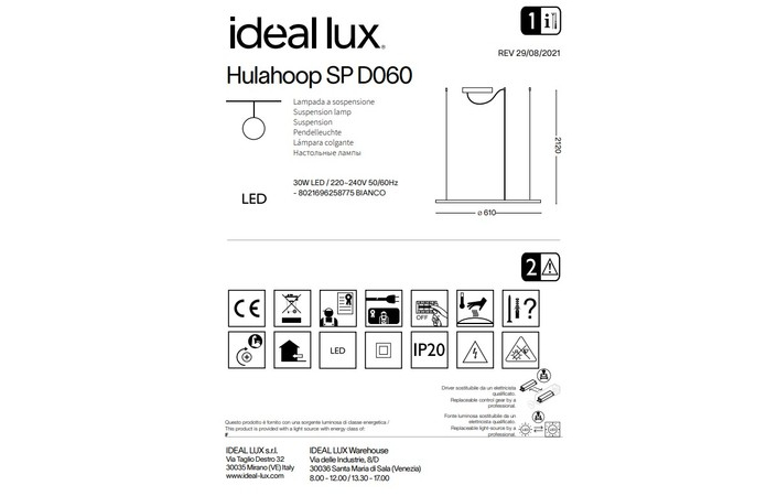 Люстра HULAHOOP SP D060 (258775), IDEAL LUX - Зображення 258775--.jpg