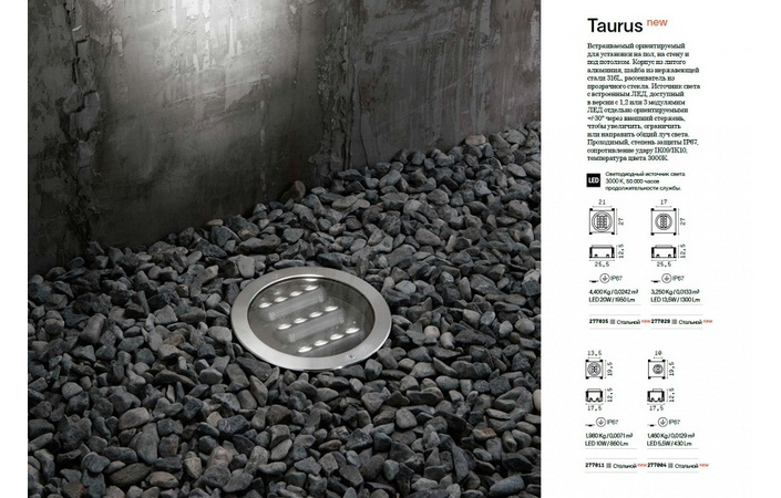 Світильник вуличний TAURUS 10W (277011), IDEAL LUX - Зображення 277011-.jpg