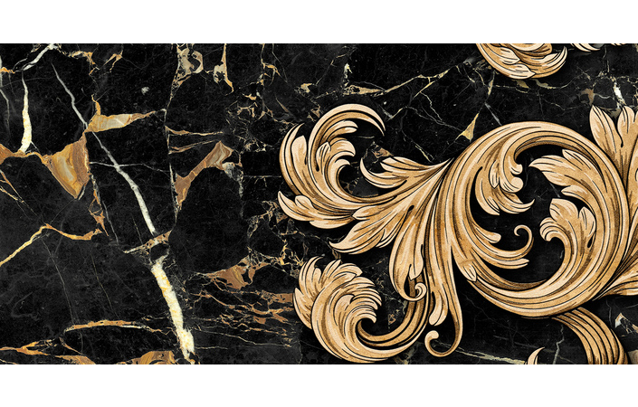 Декор Saint Laurent Decor №2 чёрный 300x600x9 Golden Tile - Зображення 27d8a-decor2.jpg