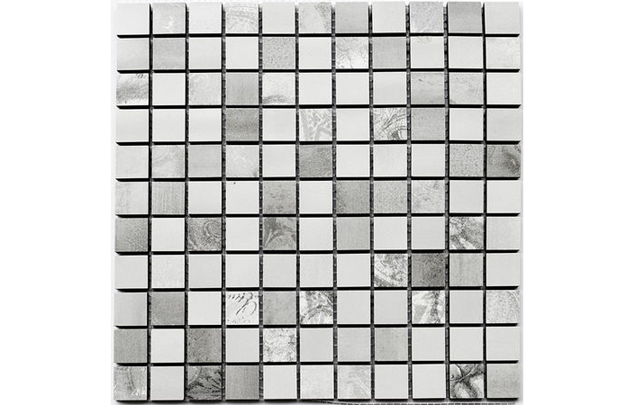 Мозаїка СM 3021 C3 Impression-Gray-White 300x300x9 Котто Кераміка - Зображення 2a153-cm-3021-c2-imprasion-gray-white.jpg