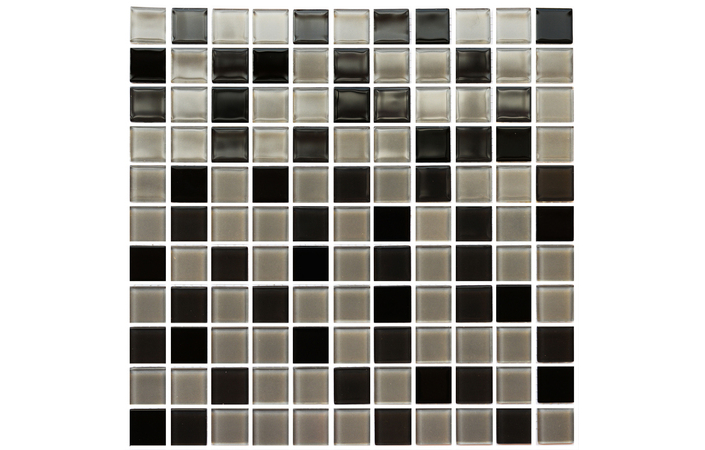 Мозаїка GM 4008 С3 Black-Gray M-Gray W 300x300x4 Котто Кераміка - Зображення 1