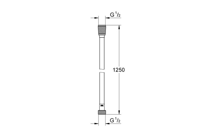 Душевой шланг 1250 мм Silverflex (28362000), Grohe - Зображення 2bb68-2836.jpg