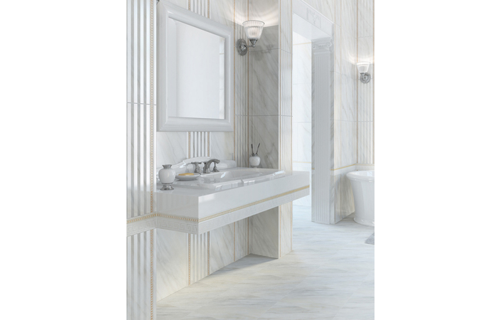 Плитка настенная Carrara белый 300x600x9 Golden Tile - Зображення 2e563-503aac5f1280035e7996653c0030c362.jpg