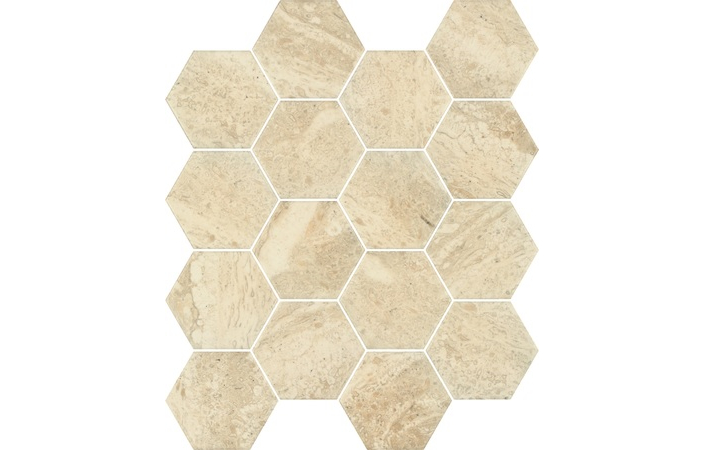 Мозаика Sunlight Stone Beige Hexagon 220x255x6 Paradyz - Зображення 305384-09faf.jpg