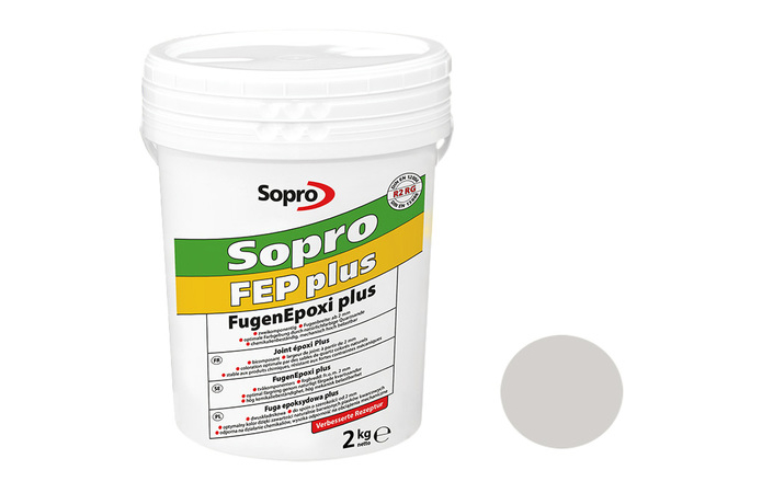 Затирка для швов Sopro FEP plus 1504 серебряно-серая №17 (2 кг) - Зображення 309744-70efd.jpg