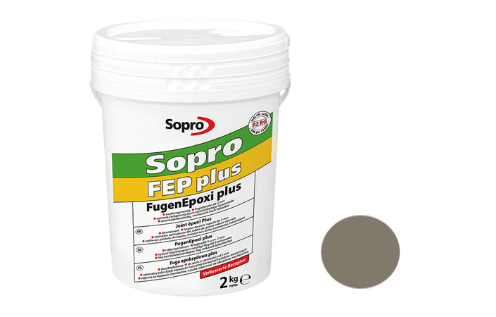Затирка для швов Sopro FEP plus 1503 каменно-серая №22 (2 кг) - Зображення 316434-a8865.jpg