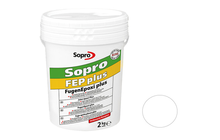 Затирка для швов Sopro FEP plus 1509 бесцветная №00 (2 кг) - Зображення 316474-ab1aa.jpg
