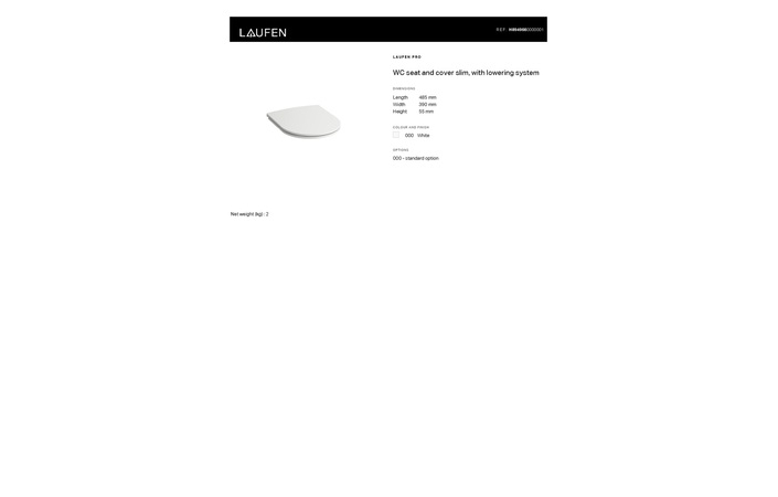 Крышка для унитаза Laufen PRO slim soft-close H8949660000001 LAUFEN - Зображення 3164764-8f710.jpg