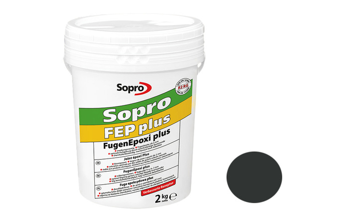 Затирка для швів Sopro FEP plus 1510 чорна №90 (2 кг) - Зображення 316484-72533.jpg