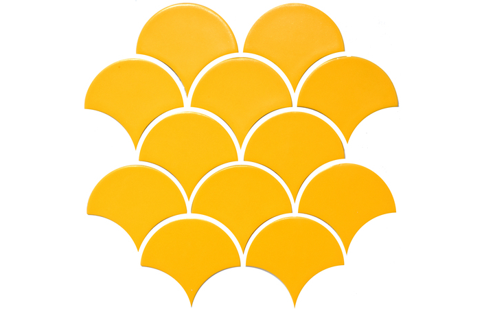 Мозаїка Scales SC 6025 Dark Yellow А+В 285×275x9 Котто Кераміка - Зображення 316da-scales-sc-6025-v-dark-yellow.jpg